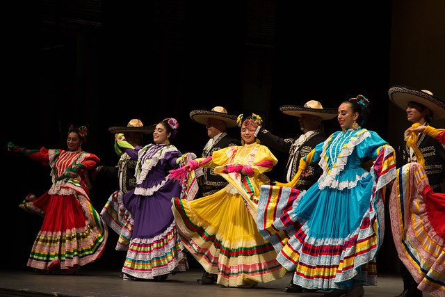 Mariachi Dancers on stage